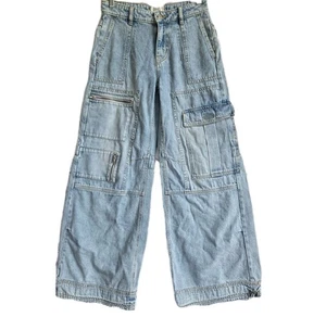 Super Baggy BDG Extreme Wide Leg Utility Jeans Size 24 Y2K Skater jnco Style - Picture 1 of 7