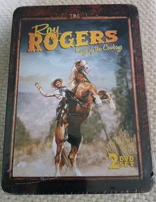Roy Rogers King Of The Cowboys Tin Box Set 2 DVD Set Brand New Factory Sealed - Image 1 of 4