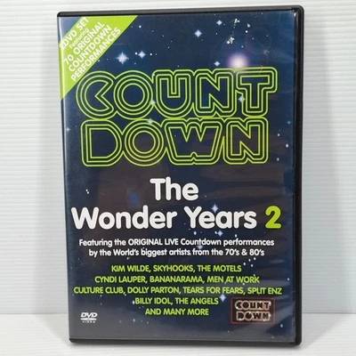 Countdown Wonder Years 2 DVD 2-Disc Skyhooks, Men At Work, Split Enz, Angels - Image 1 of 2