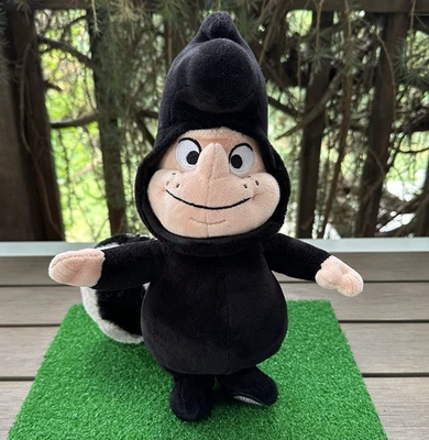 Disney Store Peter Pan Tootles Niños Perdidos Personaje de Peluche Mofeta Negra 12" Usado Foto 1 de 4