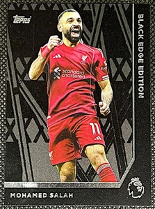 2025-26 Topps Premier League Edición Borde Negro #BE-24 Mohamed Salah - Liverpool - Imagen 1 de 2