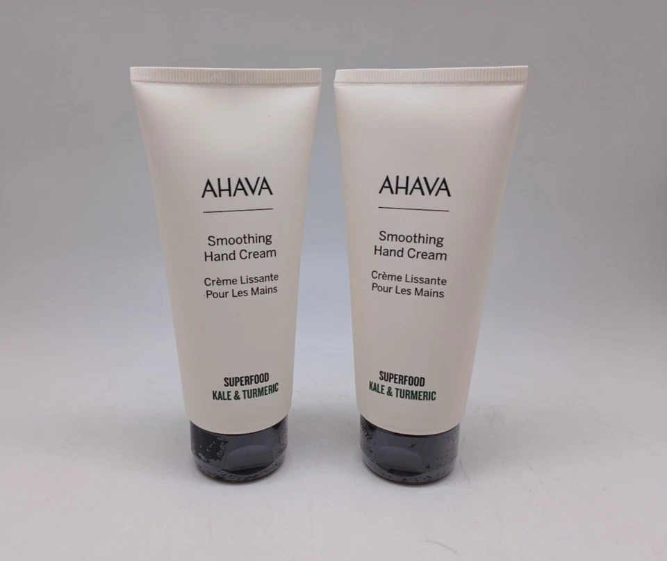 Ahava Superfood Kale and Turmeric Smoothing Hand Cream 3.4oz / 100ml