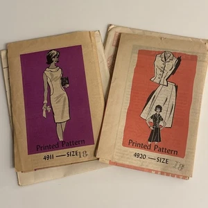 2 Versandhandel 4920, 4911 Misses Vintage Muster Büste 38 Kleid, Top - Bild 1 von 7