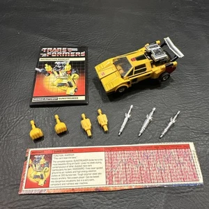 COMPLETE Transformers G1 SUNSTREAKER Vintage 1980’s Booklet Fist Missiles Bombs - Picture 1 of 11