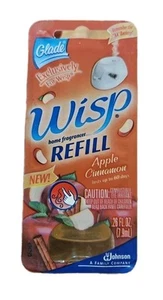 GLADE WISP SCENTED OIL REFILL APPLE CINNAMON NOS Sc Johnson Home Fragrance - Picture 1 of 1
