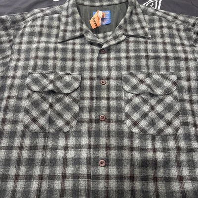 Pendleton Board Shirt XXL,2XL,2X Regular Shadow Print  - Image 1 of 4