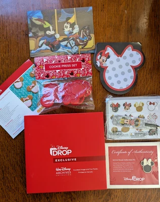 Disney Drop Minnie Mouse Lote Coleccionable Pin Bloc de Notas Steamboat Willie Sketch + NUEVO Foto 1 de 4