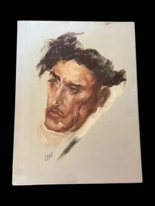 Newton Pratt Political Cartoonist Original Artwork “Study Man’s Head” Signed - Picture 1 of 4