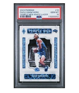 Paolo Banchero PSA 10 2023-24 Phoenix - Temple Men White Lazer /150 #10 Magic - Picture 1 of 2