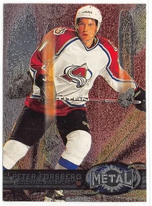 1996-97 Metal Universe #32 Peter Forsberg  **  Avalanche  ** - Picture 1 of 2
