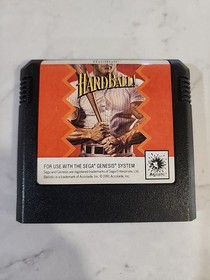 Sega Genesis Hardball! Authentic Tested & Working Official Accolade 1991