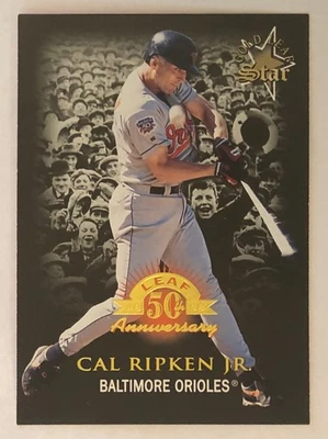 1998 Leaf - Cal Ripken Jr - #177 - Baltimore Orioles - NrMt - Image 1 of 4