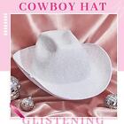 1x Cowgirl Hat Sequin Trim Glitter Cowboy Hat Funny Hot Sale Hat R7D7