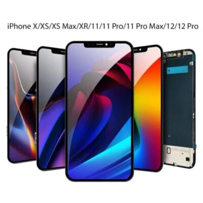 For iPhone X XR XS Max 11 Pro 12 LCD Display Screen Touch Digitiser Assembly Lot - Image 1 of 4