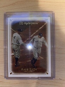 2007 Upper Deck Masterpieces Babe Ruth 