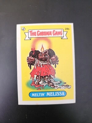 Meltin Melissa 28b - The Garbage Gang Card 1985 Rare Australian Release  - Image 1 of 2