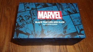Exclusivo agitador de sal y pimienta Black Panther and Klaw de Lootcrate nuevo en caja - Imagen 1 de 8