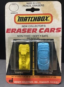 Matchbox Super fast Eraser Cars Cosmobile & Datsun 126X Series 2 - Picture 1 of 9