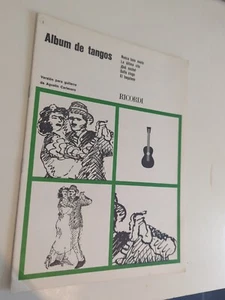 Agustin Carlevaro Album De Tangos For Classical Guitar Rare Sheet Music Book - Picture 1 of 5