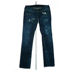 Pepe Jeans Venus Stretch Bajo Waist Pantalón Recto Raro W31 L34 Acid Azul Nuevo - Imagen 1 de 7