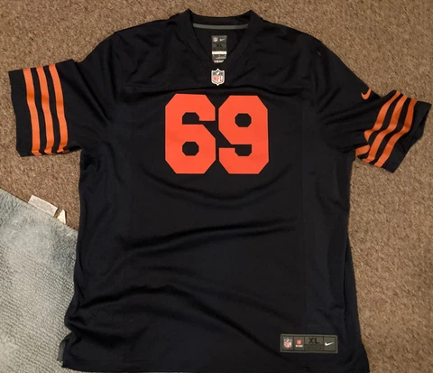 Chicago Bears Jared Allen #69 NIKE On Field Throwback Jersey NFL Size XL Cover