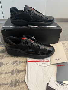 prada patent trainers