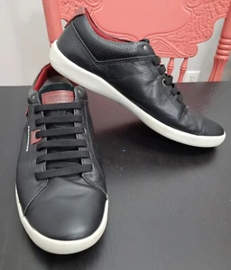 Ferracini Inifinity 2577C Black Leather Maroon Red Men's Size 10 Casual Driving - Picture 1 of 8