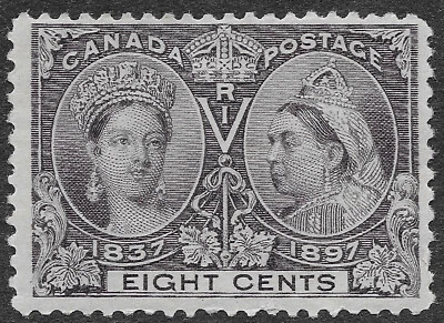 MMK Philately: Canada Scott #56 MH F-VF 8c Queen Victoria Jubilee SCV $120 - Image 1 of 2