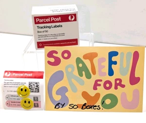 50 x Box Australia Post Regular Shipping Tracking Labels Domestic QR CODES - Picture 1 of 1