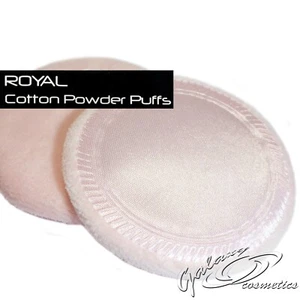 Royal Cosmetics Soft Cotton Puffs x 2 para polvo facial suelto o prensado - Imagen 1 de 2