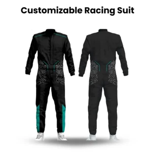 Custom Made F1 Go Kart Suit CIK/FIA Level 2 Race Suit with Matching Gloves - Picture 1 of 5
