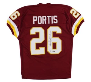 Clinton Portis Signed Washington Custom Maroon Jersey - Picture 1 of 3