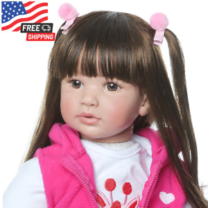 muñecas de silicona para niñas juguetes bebes realistas Grande 24" Regalo ninas