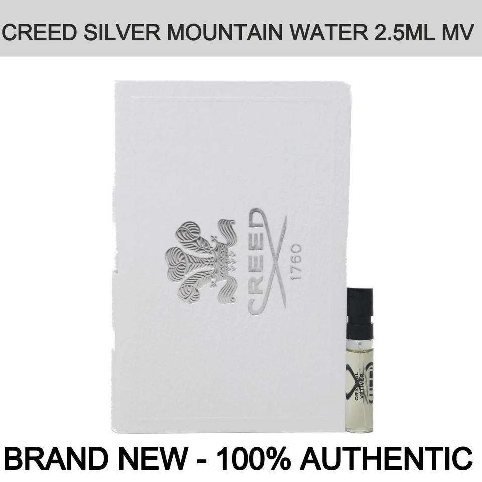 NUEVO Creed Silver Mountain Agua Eau de Parfum Unisex Vial .08 oz/2 ml Foto 1 de 1