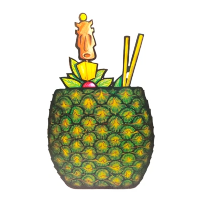 Papel troquelado vintage piña colada luau fiesta decoración Beistle 1979 Foto 1 de 3