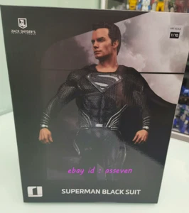 IRON STUDIOS 1/10 Henry Cavill Superman Traje Negro Figura Modelo En Stock - Imagen 1 de 5