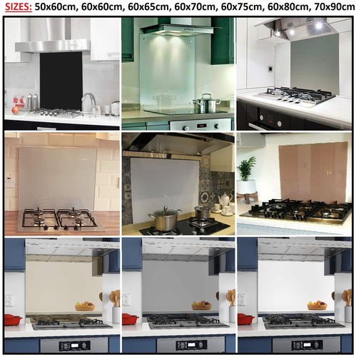 BELOFAY Toughened Glass Heat Resistant Splashback /Kitchen Splashback ...