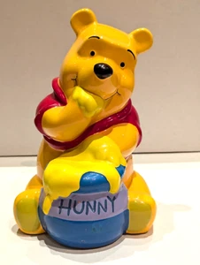 Vintage Winnie the Pooh - Hunny Pot - Porcelain Piggy Bank - Picture 1 of 6