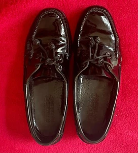 SEBAGO DOCKSIDES VERNIES NOIRE - COLLECTOR Très bon état - Taille Eur 43,5 - Imagen 1 de 6