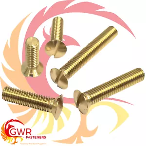 2BA BRASS Raised Countersunk Screws - 2 BA Bolts - Picture 1 of 1