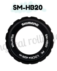 1pc NEW Shimano SM-HB20 15/20mm Axle Hub Centerlock Disc Rotor Lockring(ASMHB20) - Picture 1 of 1