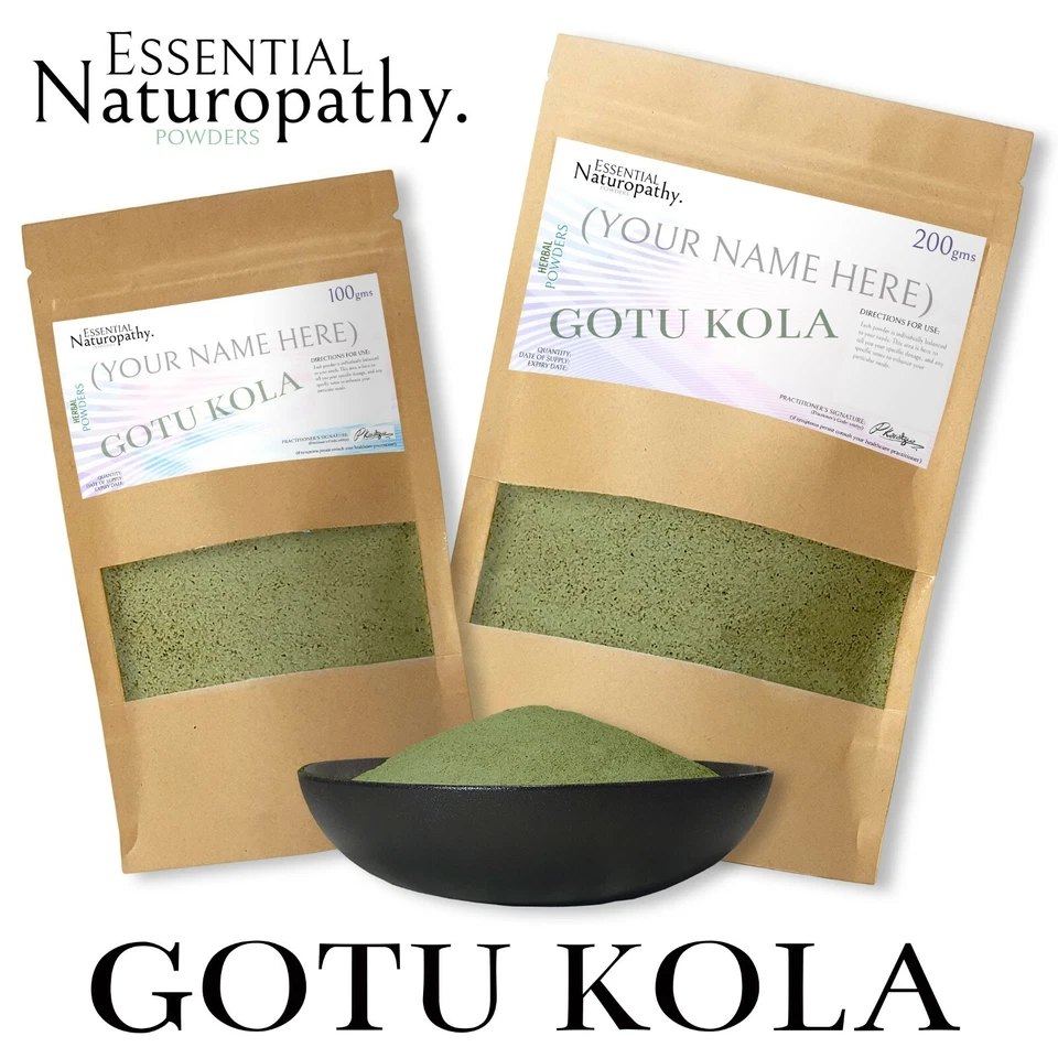GOTU KOLA POWDER 100% Certified Organic (Centella asiatica) PREMIUM QUALITY HERB - Image 1 of 1