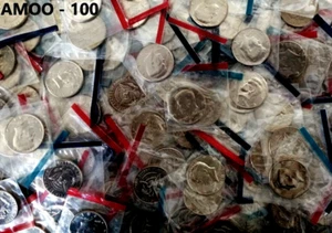 1990-1999 P&D Kennedy medio dólar BU en conjunto de 20 monedas de violonchelo original de Estados Unidos como nuevo - Imagen 1 de 1