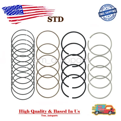 New Piston Rings Set STD For Volvo S40 S60 S80 C30 C70 2.4 2.5 L5 B5244S B5254T Foto 1 de 4