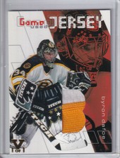 2001-02 Between the Pipes Jerseys #GJ1 Byron Dafoe JERSEY /90* - VAULT BRUINS