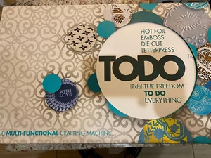 Todo Crafting Machine Embossing Die-Cutting Hot Foil Letterpress Like Sizzex BS - Picture 1 of 8