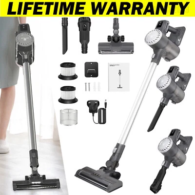 Hndheld Cordless Vacuum Cleaner Stick Filter for Home Floor Carpet Pet Hair - Image 1 of 4