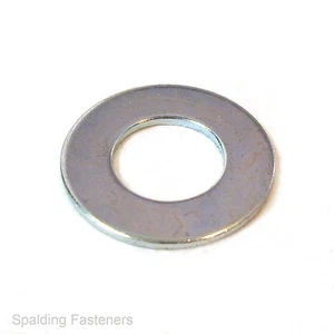 Metric Zinc Plated Steel Form A Flat Washers - M2 to M7 To M24 Din125A - Picture 1 of 1
