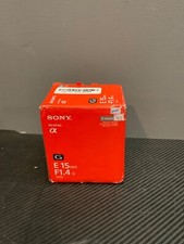 Sony - E 15mm F1.4 G APS-C Large-aperture wide-angle G lens - Black (Sel15F14G)