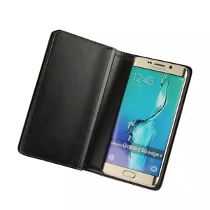 New Vintage Senior Leather Multfunction Wallet For Samsung Galaxy S6 Edge Plus - Picture 1 of 11